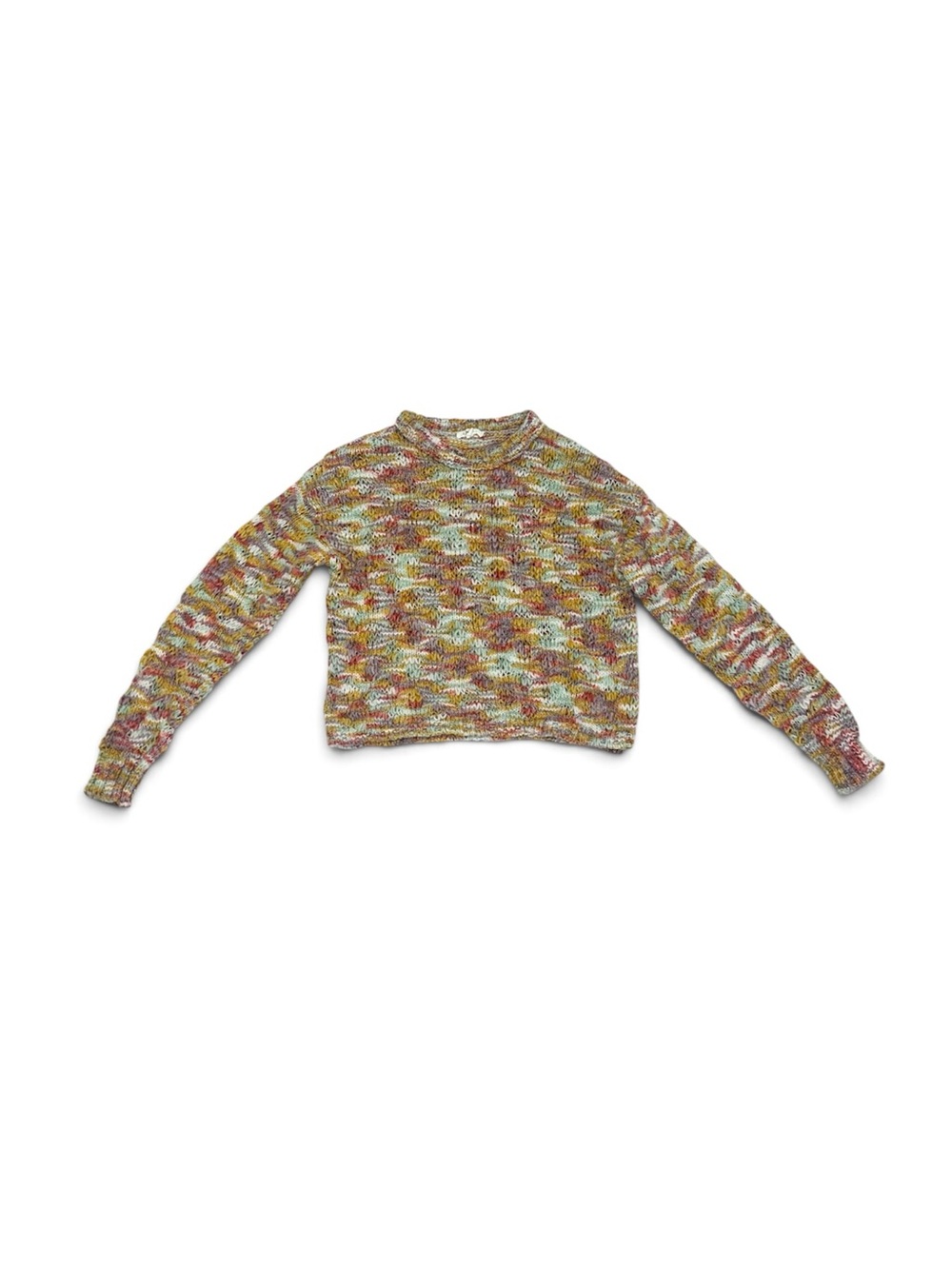 Livøm Pastel Multicolor Knit Sweater Women’s Size Medium Casual Soft Comfy Cozy